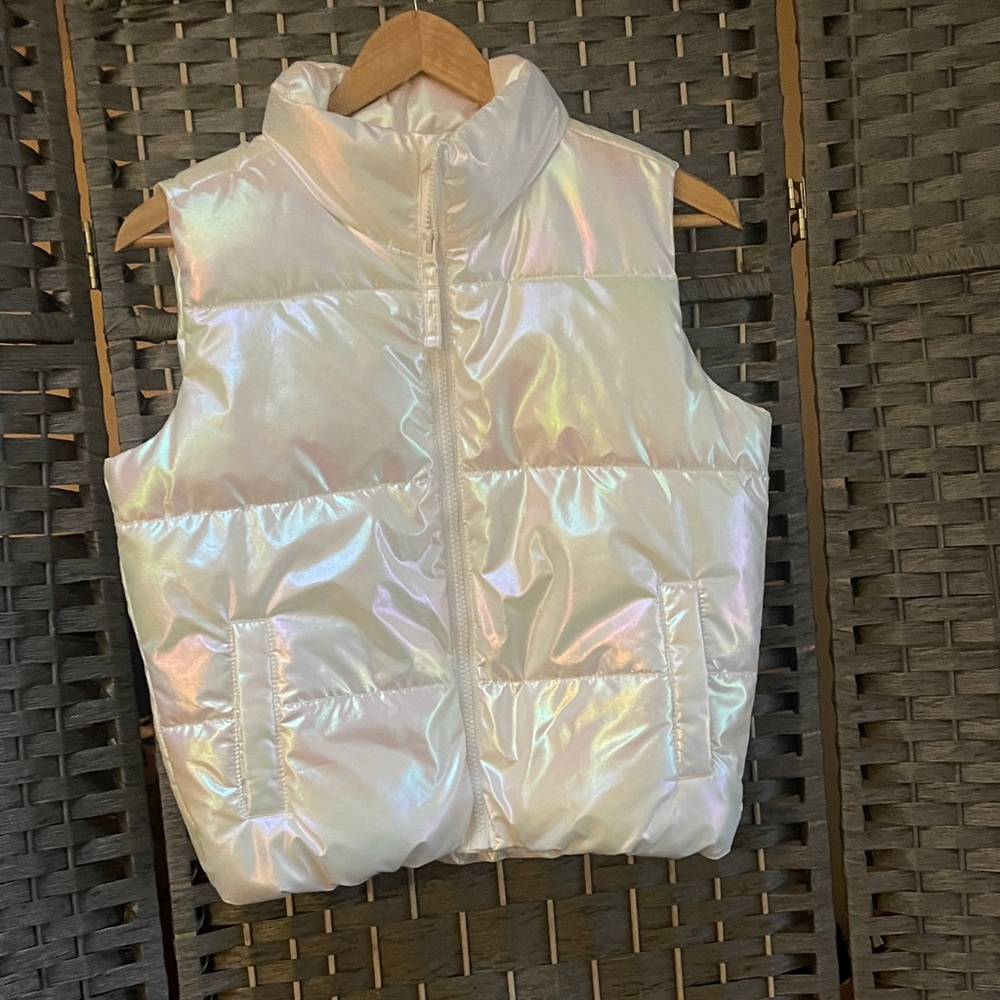 Old Navy Iridescent Puffer Vest